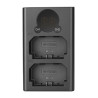 Neewer DL-FZ100 Caricatore Doppio USB per Batterie NP-FZ100