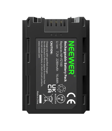 Batteria Neewer NP-FZ100 2400mAh per fotocamere Sony