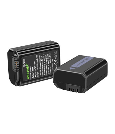 Neewer Set 2 Batterie NP-FW50 e Caricatore USB