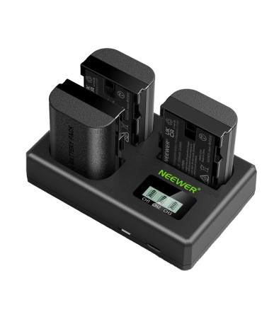 Set 3 Batterie Neewer LP-E6NH per Canon