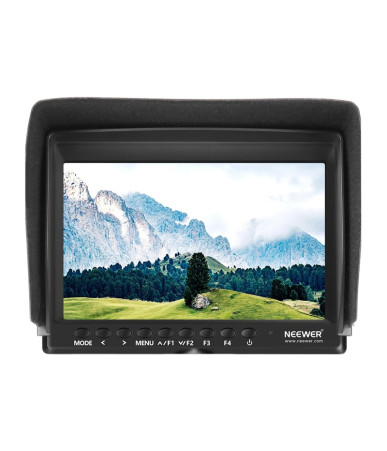 Neewer F100 Monitor Portatile + Caricatore USB + Kit Batteria 7 pollici