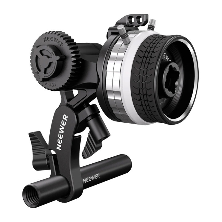 Neewer PG001 Mini Follow Focus con Arresti A/B Neewer PG001 Mini Follow Focus con Arresti A/B