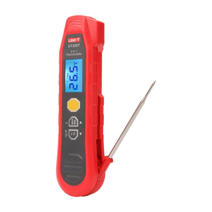UNI-T UT320T Termometro Infrarossi e Sonda 2-in-1 UNI-T UT320T Termometro Infrarossi e Sonda 2-in-1