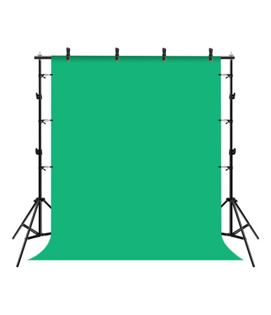 Puluz Kit Supporto Fondale Fotografico 2x2m con 3 Sfondi