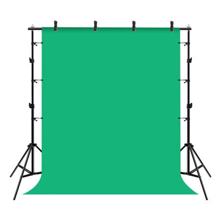 Puluz Kit Supporto Fondale Fotografico 2x2m con 3 Sfondi