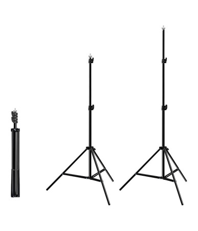Puluz Kit Supporto Sfondo Fotografico 2x3m + 3 Sfondi PKT5205
