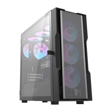 Darkflash DK431 Mesh Case Nero con 4 ventole ARGB