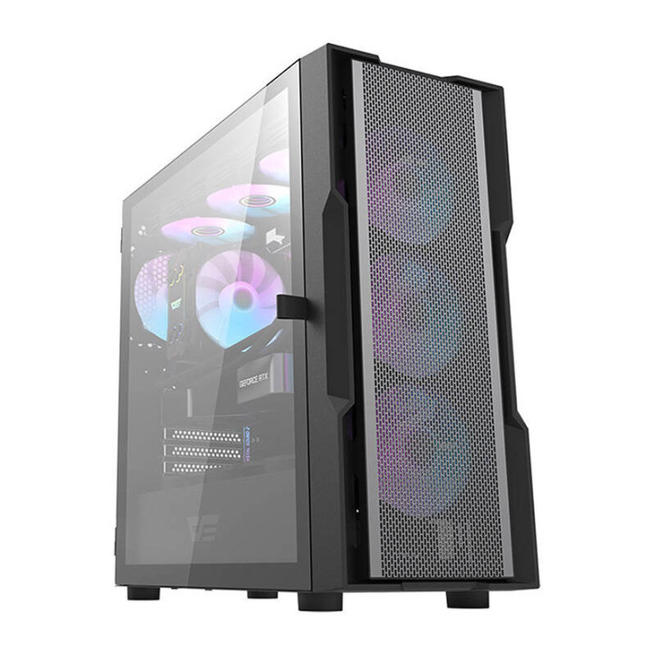 Darkflash DK431 Mesh Case Nero con 4 ventole ARGB Darkflash DK431 Mesh Case Nero con 4 ventole ARGB