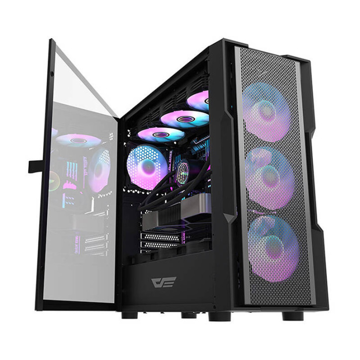 Darkflash DK431 Mesh Case Nero con 4 ventole ARGB Darkflash DK431 Mesh Case Nero con 4 ventole ARGB