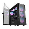 Darkflash DK431 Mesh Case Nero con 4 ventole ARGB