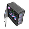 Darkflash DK431 Mesh Case Nero con 4 ventole ARGB