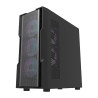 Darkflash DK431 Mesh Case Nero con 4 ventole ARGB