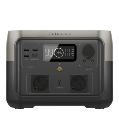 EcoFlow RIVER 2 Max Power Station Portatile 512Wh Nero