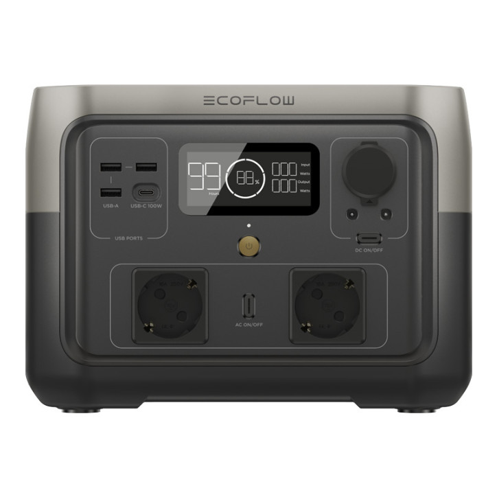 EcoFlow RIVER 2 Max Power Station Portatile 512Wh Nero EcoFlow RIVER 2 Max Power Station Portatile 512Wh Nero