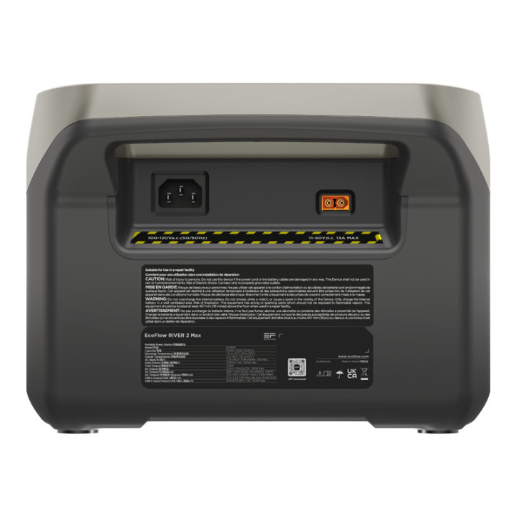 EcoFlow RIVER 2 Max Power Station Portatile 512Wh Nero EcoFlow RIVER 2 Max Power Station Portatile 512Wh Nero