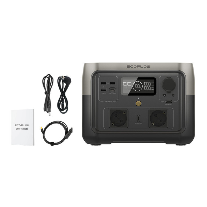 EcoFlow RIVER 2 Max Power Station Portatile 512Wh Nero EcoFlow RIVER 2 Max Power Station Portatile 512Wh Nero