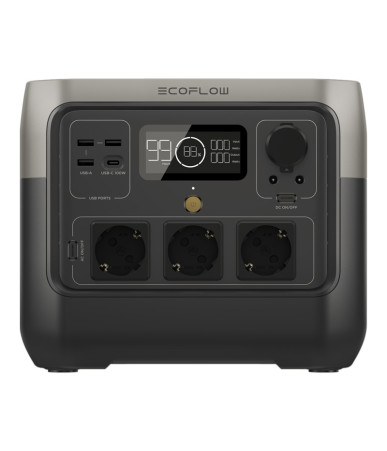 EcoFlow RIVER 2 Pro Stazione di Ricarica Portatile 768Wh Nero