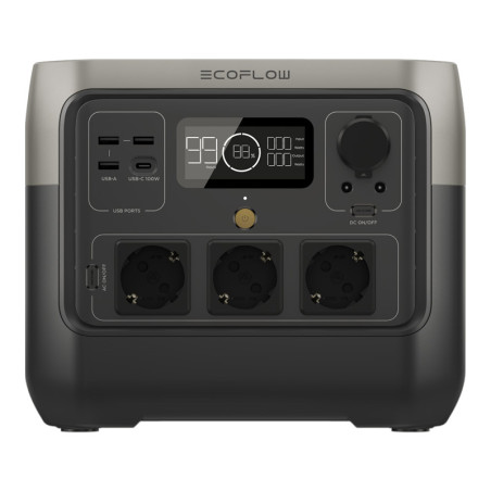EcoFlow RIVER 2 Pro Stazione di Ricarica Portatile 768Wh Nero