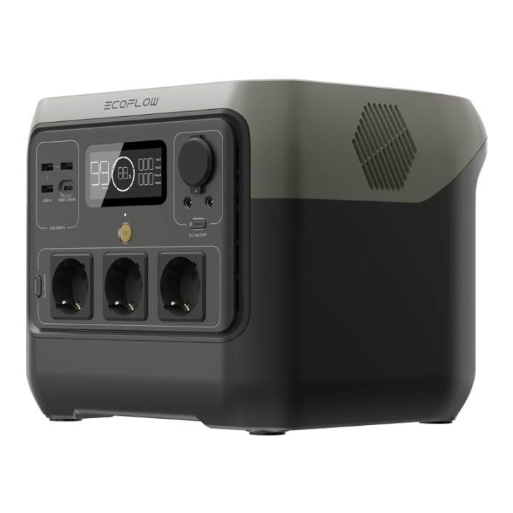 EcoFlow RIVER 2 Pro Stazione di Ricarica Portatile 768Wh Nero