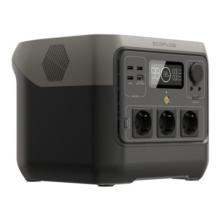EcoFlow RIVER 2 Pro Stazione di Ricarica Portatile 768Wh Nero