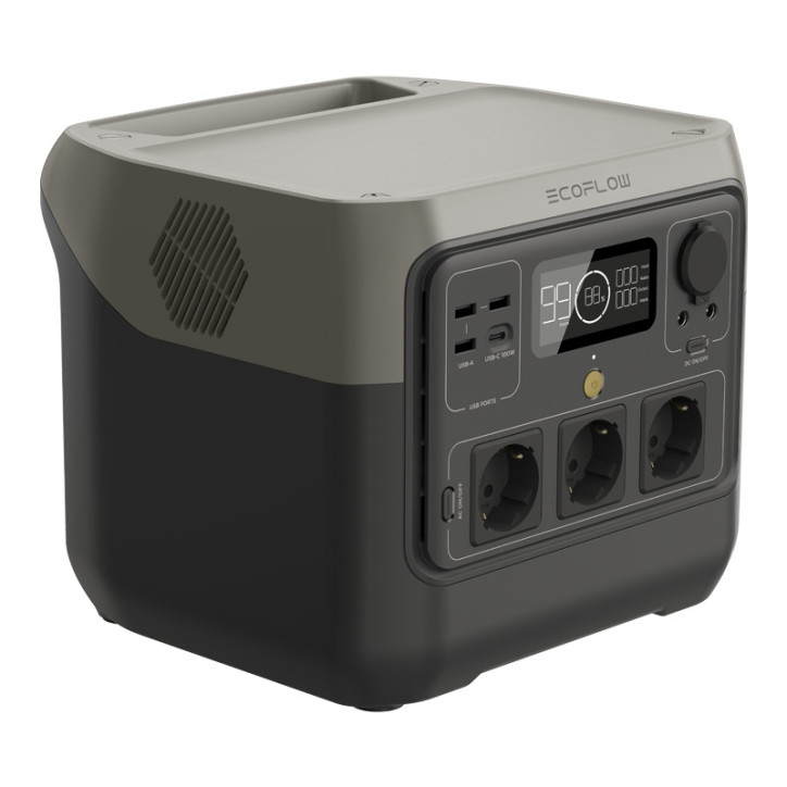 EcoFlow RIVER 2 Pro Stazione di Ricarica Portatile 768Wh Nero