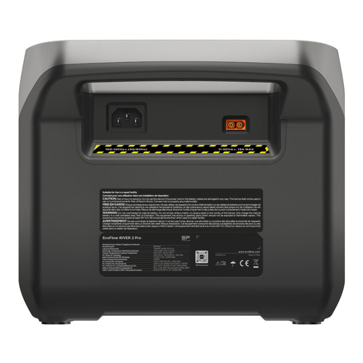 EcoFlow RIVER 2 Pro Stazione di Ricarica Portatile 768Wh Nero