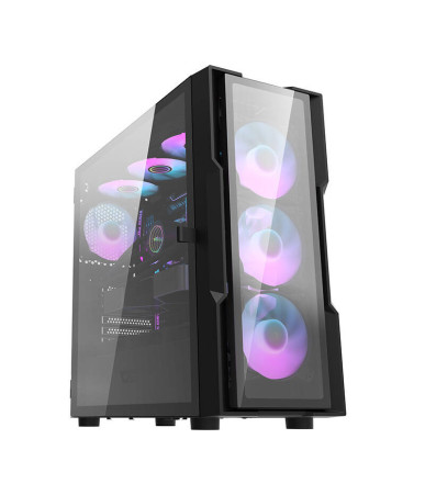 darkFlash DK431 Case Nero con 4 Ventole RGB