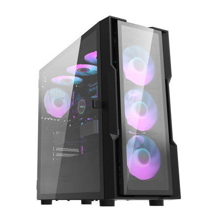 darkFlash DK431 Case Nero con 4 Ventole RGB