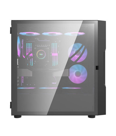 darkFlash DK431 Case Nero con 4 Ventole RGB