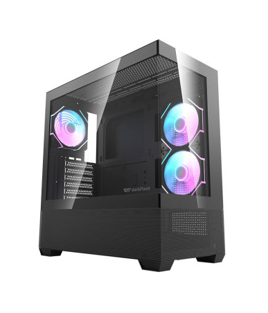 darkFlash DS900 AIR Case PC Mid Tower Nero con 6 ventole ARGB