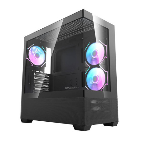 darkFlash DS900 AIR Case PC Mid Tower Nero con 6 ventole ARGB