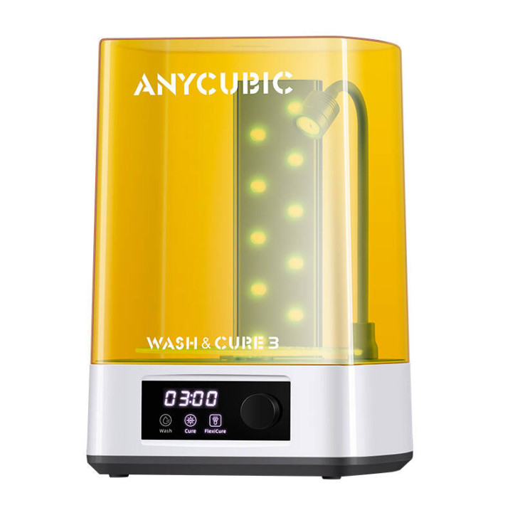 Anycubic Wash & Cure 3 Stazione di Lavaggio e Polimerizzazione Anycubic Wash & Cure 3 Stazione di Lavaggio e Polimerizzazione