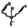 Huanuo HNTS3B-UK Supporto Triplo Monitor 17-32 pollici Nero
