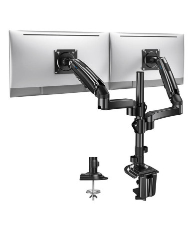 Huanuo HNDS8 Supporto Doppio Monitor 13-32" Nero