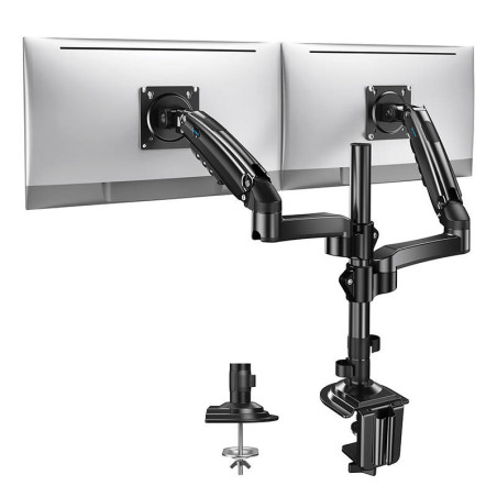 Huanuo HNDS8 Supporto Doppio Monitor 13-32" Nero