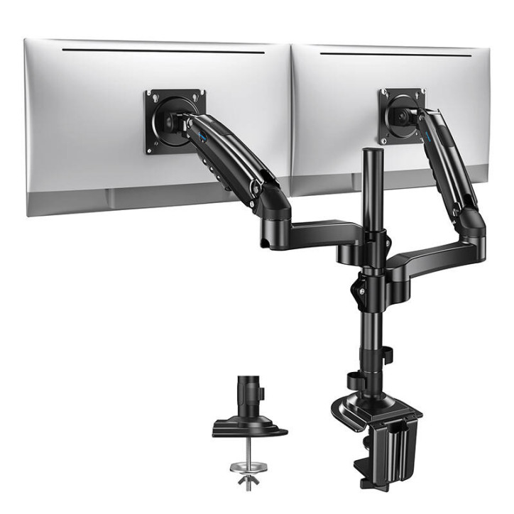 Huanuo HNDS8 Supporto Doppio Monitor 13-32" Nero