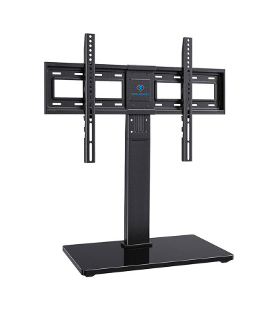 Perlesmith PSTVS13 Supporto TV da Tavolo Girevole 37-75 Pollici Nero