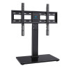 Perlesmith PSTVS13 Supporto TV da Tavolo Girevole 37-75 Pollici Nero