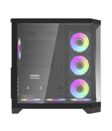 Darkflash FT418 PRO Case ATX Mid-Tower Nero con 7 Ventole ARGB