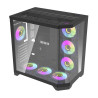 Darkflash FT418 PRO Case ATX Mid-Tower Nero con 7 Ventole ARGB