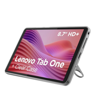 Lenovo Tab One 4GB RAM 128GB WiFi Grigio con Custodia Trasparente