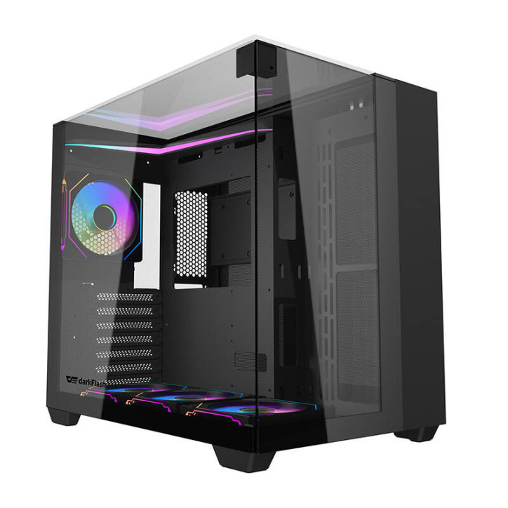 darkFlash TH285 Case ATX Nero con 4 Ventole