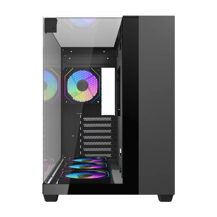 darkFlash TH285 Case ATX Nero con 4 Ventole