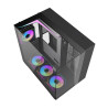darkFlash TH285 Case ATX Nero con 4 Ventole