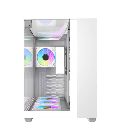 darkFlash TH285 Case PC Mid-Tower Bianco con 4 Ventole RGB