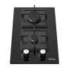 IsEasy MGBG-312S2C Piano Cottura Gas 2 Fuochi Vetro Nero