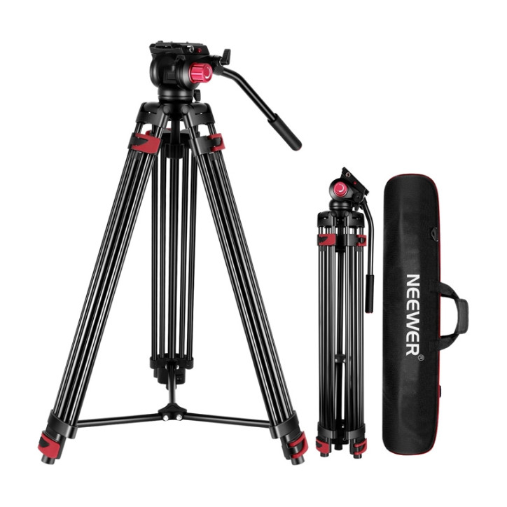 Neewer TP-M200 Treppiede Video 200 cm Alluminio Nero