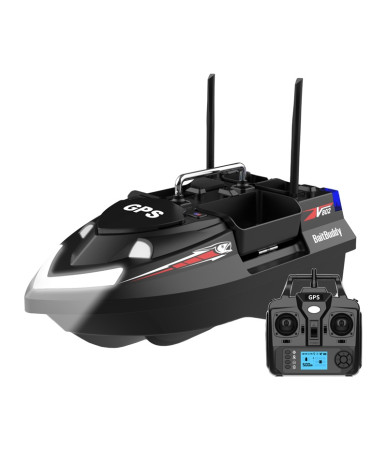 Flytec V802 PRO 12000mAh Barca da Esca RC Nero