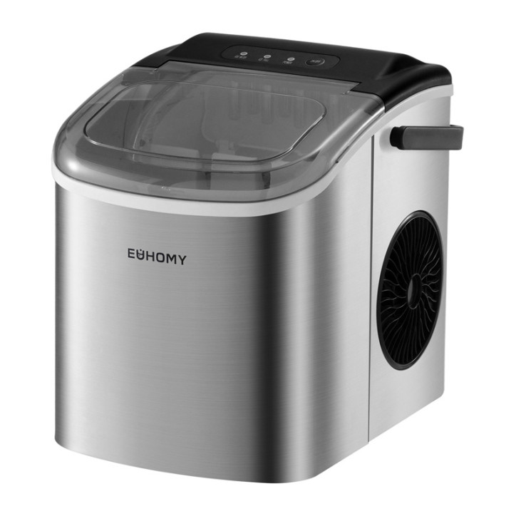 Euhomy IM001 Macchina Ghiaccio 12kg/24h 1.2L Argento
