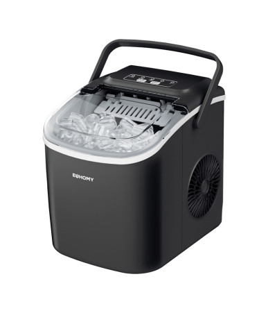 Euhomy IM016 Macchina per Ghiaccio 12kg Nero